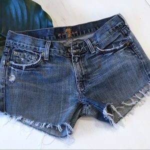 7 For All Mankind Cut off Shorts